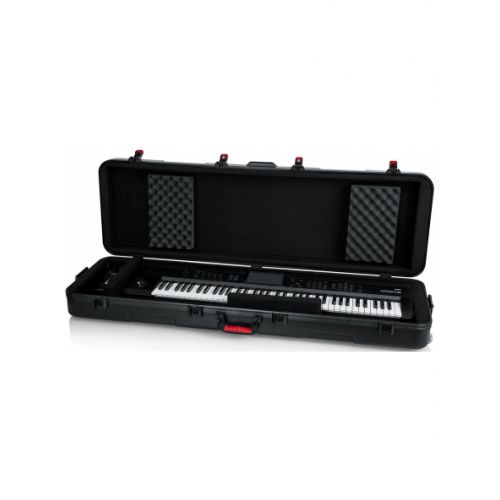 Кейс для синтезатора Gator GTSA-KEY88SL TSA ATA Slim 88-note Keyboard Case w/ Wheels